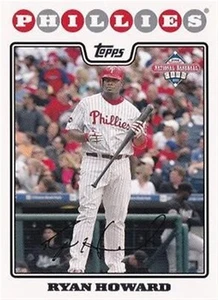 (25) 2008 Topps National Baseball Card Day #3 RYAN HOWARD Phillies (25 Karten Lot) - Bild 1 von 2