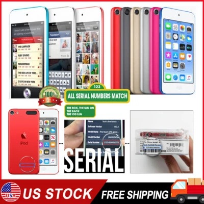 New Apple iPod Touch 6th 7th Generation 64/128/256GB MP3 Players Best gift US