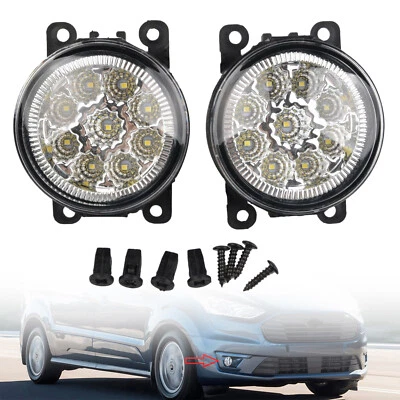 Left & Right LED Front Bumper Fog Light Lamps For Ford Ranger PX 11-18 Taurus UK - Image 1 of 4