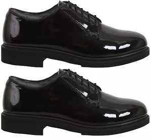 Zapatos de vestir Oxford negro alto brillo Rothco 5055 a talla 15 reg y ancho $10-15 DE DESCUENTO - Imagen 1 de 4