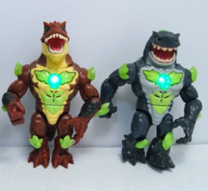 Figuras de acción Beast Lab Dino Terror T-Rex y tiburón iluminadas con luz y sonido - Imagen 1 de 12
