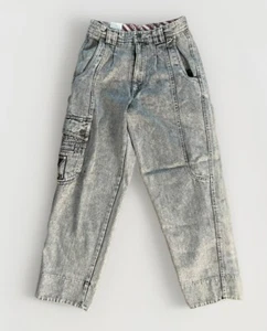 Boys’ Vintage NWT NOS Bugle Boy Tapered Acid Wash 1980s Jeans Size 27 Med - Picture 1 of 10