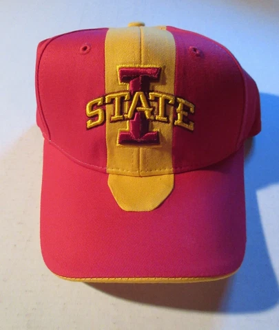 IOWA STATE CYCLONES HAT - Collegiate Licensed Product Adjustable hat NEW IN BAG Cover