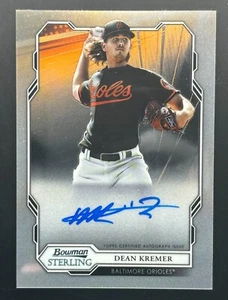 2019 Bowman Sterling - Dean Kremer Prospect Autographs #BSPA-DK (AU, RC) - Picture 1 of 2