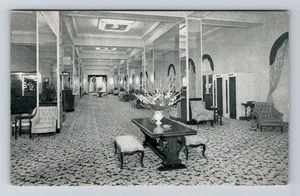 Washington D.C. Wardman Park Hotel, vestíbulo principal, postal antigua vintage - Imagen 1 de 2