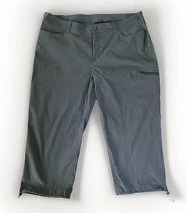 Eddie Bauer Womens Rainier Tech Capri Pants Hiking Outdoor Nylon Blue Size 18 - Bild 1 von 6
