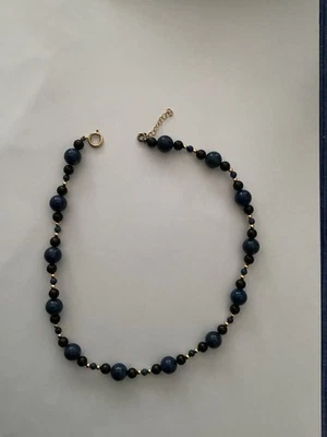 COLAR DE PEDRAS PRECIOSAS LÁPIS-LAZÚLI - Imagem 1 de 3