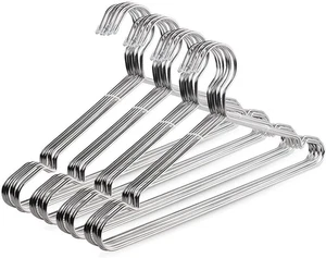 TIMMY Wire Hangers 40 Pack Stainless Steel Strong Metal Coat Hanger Clothes 16.5 - Picture 1 of 12