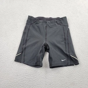 Nike Fit Dry Boys Short Medium (8-10) Black Performance Embroidery Zip Pocket - Picture 1 of 11