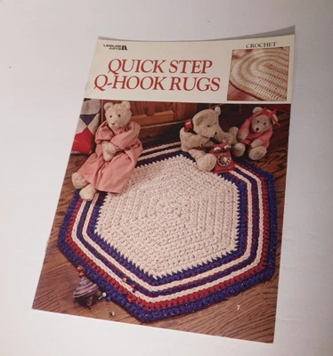 Alfombras Quick Step Q-Hook Crochet - Folleto de Artes de Ocio c1998 8 diseños diferentes forma Foto 1 de 3