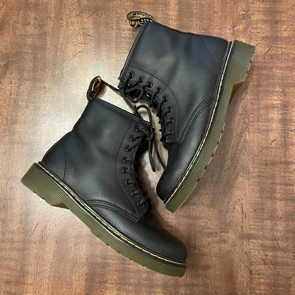 Botas de cuero negras Dr. Martens usadas en excelente estado - Juveniles 2 EU 33 Foto 1 de 4