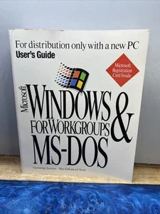 Microsoft Windows For Workgroups 3.11 & MS-DOS 6.22 Plus Enhanced Tools - Picture 1 of 6