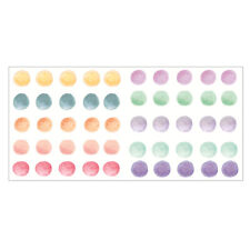  Colorful Dots Wall Sticker Removable Decals Peel and The Circle Watercolor