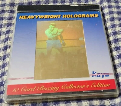 1992 Kayo Boxing Heavyweight Holograms 10 Card Set New/Numbered/Sealed.  - Image 1 of 4
