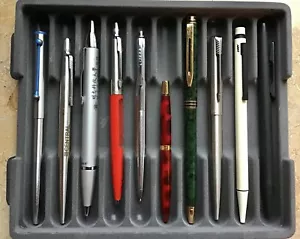 SOLD AS FOUND LOT 100: 10 x Kugelschreiber inkl. Window Parker Jotter, Lamy, Wat - Bild 1 von 1