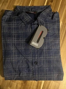 Herren schmale Passform langarm geknöpftes Kragenhemd blau XXL - Bild 1 von 1