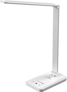 Ambertronix LED Desk Lamp with USB Charging Port Dimmable Eye-Caring White - Picture 1 of 7