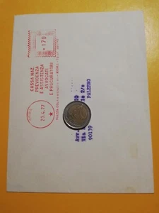 GM1005 Annullo Meccanico Rosso EMA 1977 Roma CASSA PREVIDENZA AVVOCATI PROCURATO - Foto 1 di 2