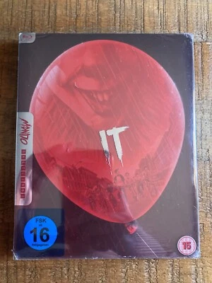 Stephen King's IT w. Mondo Steelbook (Blu-ray, 2017, Import, Region Free) *NEW* - Image 1 of 4