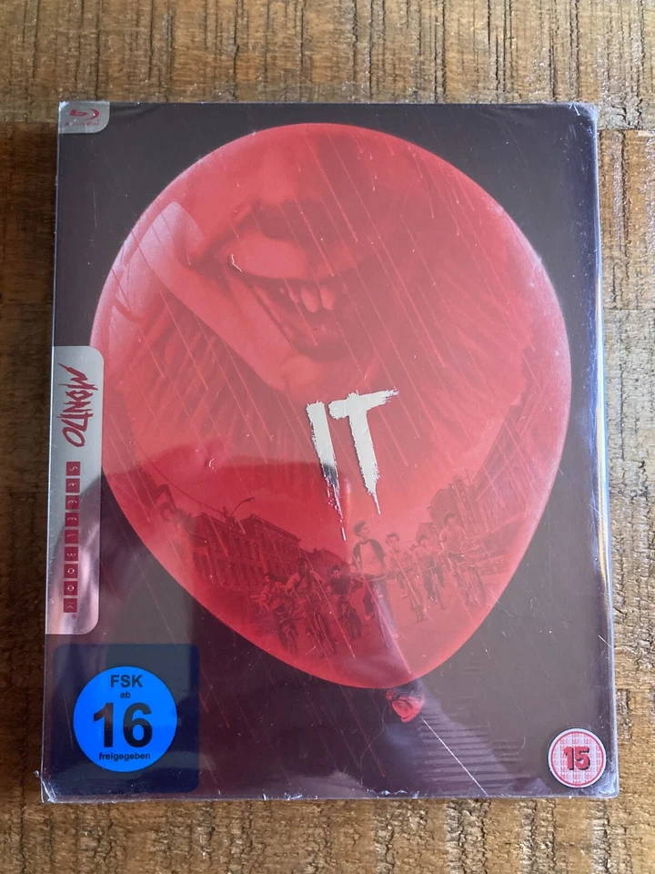 Stephen King's IT w. Mondo Steelbook (Blu-ray, 2017, Import, Region Free) *NEW* - Image 1 of 4