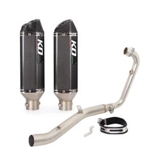 For Lifan KP-Mini 150 2015-2025 Exhaust System Front Link Pipe 51mm Muffler Tube - Picture 1 of 20