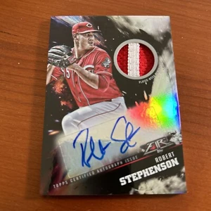 2018 Topps Fire Auto Patch /22 Robert Stephenson #FAP-RS Patch Auto - Picture 1 of 2