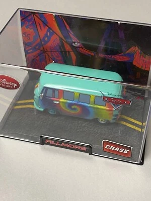  Disney Cars Movie FILLMORE VW BUS Hippie Van 3" Diecast Car  - Image 1 of 4