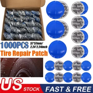 1000Pcs High Quality Round Tyre Repair Patch for Car Tire Repair Cold Patch New - Picture 1 of 11