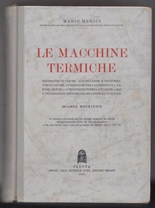 Le macchine termiche Mario Medici Cedam 1950 - Picture 1 of 1