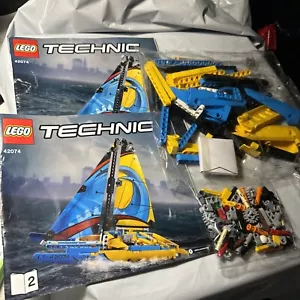 Lego Technic Racing Yacht 42074 2 Replacement Sealed Bags And 2 Manuals Only - Picture 1 of 9