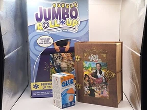 Jumbo Puzze Roll-up 48"×36" Up To 3000 Pieces Slip Proof Corner Pads And More.. - Picture 1 of 22