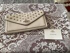 Coach White Pebbled Leather Purse Wallet
