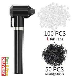 Tattoo Ink Mixer Kit, Tattoo Pigment Mixer Machine with 50Pcs Mixing Sticks and - Picture 1 of 10