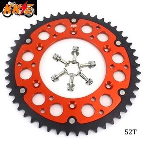 KKE 52T Chain Sprocket Orange for KTM SX EXC F XCW 200 250 300 500 2000-2023 - Picture 1 of 8