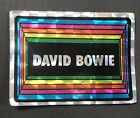 Autocollant prisme vintage prismatique DAVID BOWIE années 1980 3,5 x 3 pouces neuf dans son emballage d'origine 