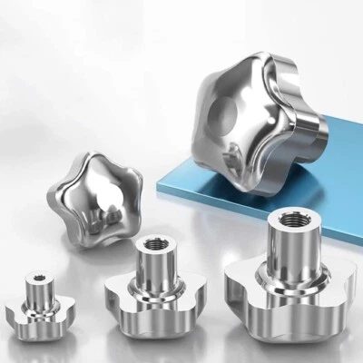 304 Edelstahl Pflaumenmutter Griff Daumenknauf -Rad Sternmuttern M6 M10 M12 M20 - Bild 1 von 4