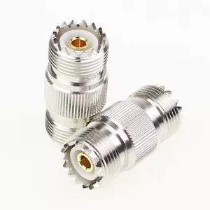 2 x UHF SO-239 Female to Female Coupler RF Adapter Connector for PL-259 Plug - Picture 1 of 3