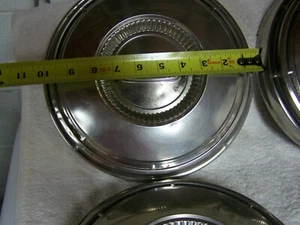 1967-72 Ford Truck-p galaxy or Fairlane hubcaps and rings - Picture 1 of 12