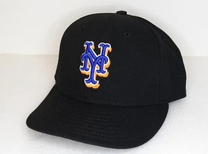 New Era Men's New York Mets Hat Authentic On-Field 59FIFTY Fitted 7-1/8 CAP BLK - Picture 1 of 5