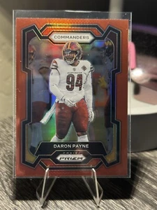 2023 Panini Retail Red Prizm Daron Payne #295 SSP🏈🔥 - Picture 1 of 2