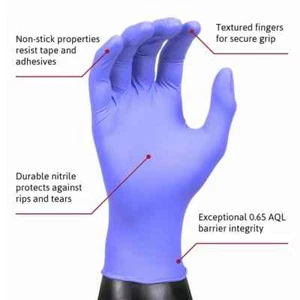 MICROFLEX® Supreno® SE SU-690 Nitrile Purple Gloves Size Small - 100CT - Picture 1 of 4