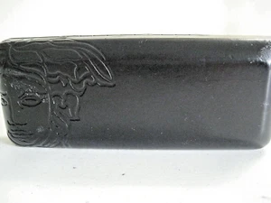 Vintage Versace Medusa Head Hard Shell Eye Glass Case- Black- Ships FREE! - Picture 1 of 6