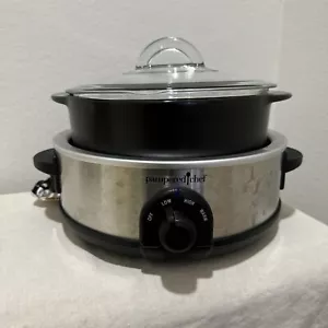 Pampered Chef Slow Cooker Stand 3156 4 Qt 3140 Rockcrok Lid Crock Pot Dutch - Picture 1 of 13