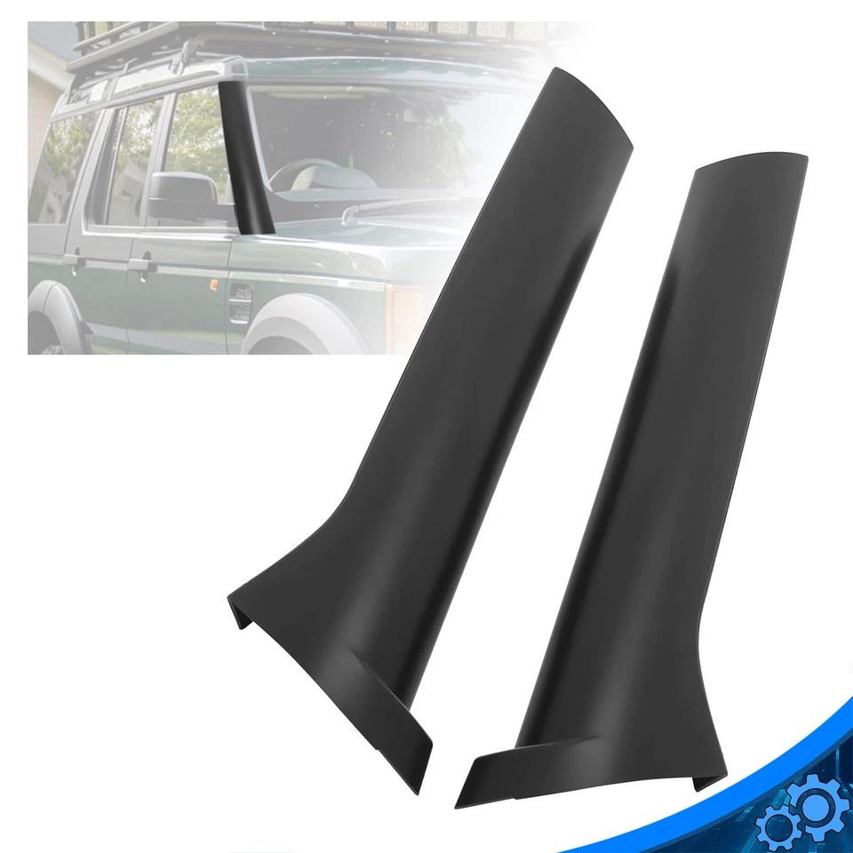 FOR LAND ROVER DISCOVERY 2 1999-2004 2003 PAIR WINDSCREEN PILLAR MOLDINGS TRIM - Изображение 1 из 4