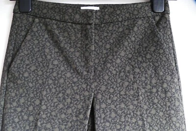 Jigsaw Women's Ikat Floral Skinny Trousers Khaki Size 8 BNWOT - Image 1 of 4