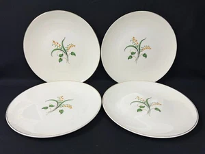 Set of 4 Vintage Knowles Forsythia Dinner Plate 10 1/4" Retired X-22447-E-1 - Picture 1 of 11