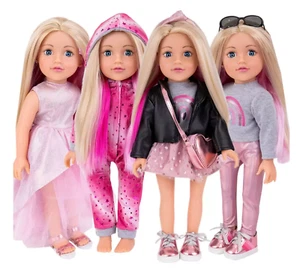 Muñeca parachoques DesignAfriend Connie’s Friend Tilly (46 cm) con atuendo y accesorios - Imagen 1 de 14