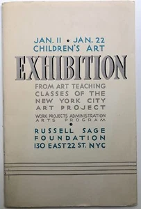 Work Projects Administration / Jan 11 Jan 22 Children's Art Exhibition from Art - Picture 1 of 4