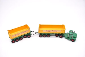 Lesney Matchbox - Super Kings K-16 Dodge Tractor & Twin Tippers (1966) Complete - Picture 1 of 9