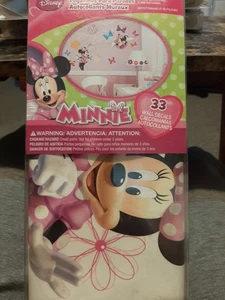Neu Disney Minnie Mouse abnehmbare Peel & Stick Wandtattoo 33ct klammern - Bild 1 von 4